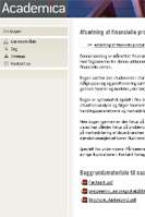 Afsætning af finansielle produkter (hjemmeside)
