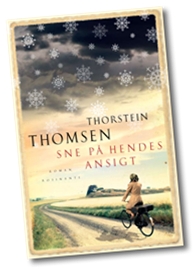 Sne på hendes ansigt