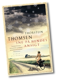Sne på hendes ansigt